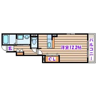 パンセ清水沼【1階】の間取り