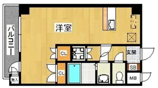 ビュートリアム平尾【9階】の間取り