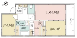 (シニア限定)ヘーベルヴィレッジ町田~やまだい~【4階】の間取り