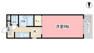 グランディール緑ヶ丘II【2階】の間取り