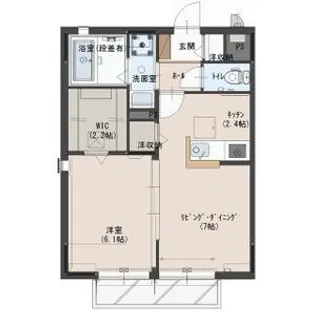 アルドーレ高橋【1階】の間取り