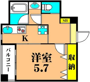 マンションオリエント【3階】の間取り