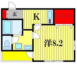 アンプルールフェールカノン【3階】の間取り