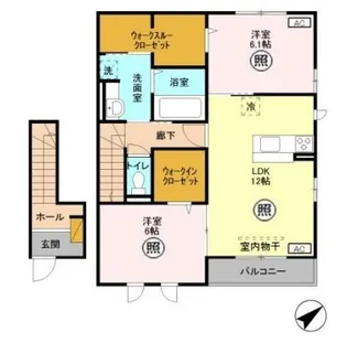 エトアールB【2階】の間取り