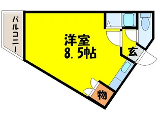 ピナクル南大橋【2階】の間取り