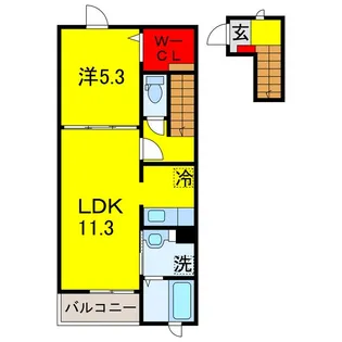 グランメゾン姉崎【2階】の間取り