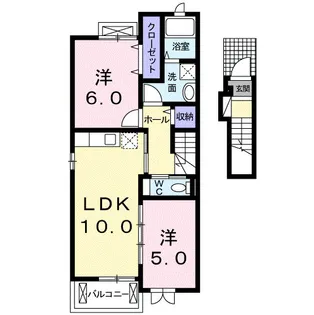 ステラハウス【2階】の間取り