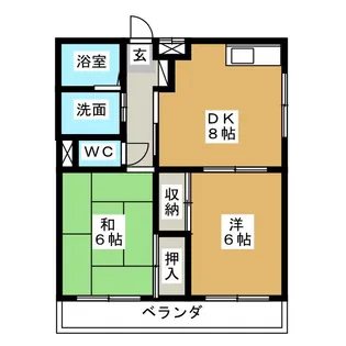 ベル・ドミ-ル【4階】の間取り
