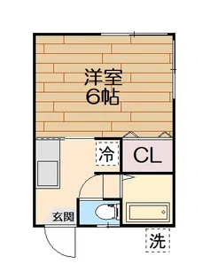 CASTANA大山II【1階】の間取り