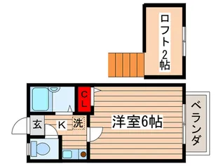 プレイン昭代【2階】の間取り