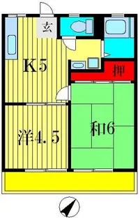 ホーマット立石【2階】の間取り