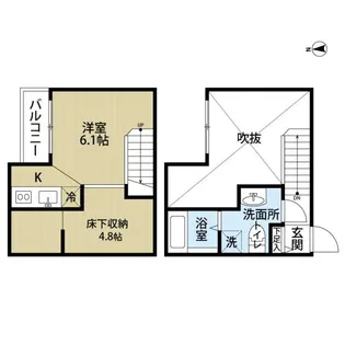 プランドール【1階】の間取り