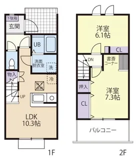 FONTAINEの間取り