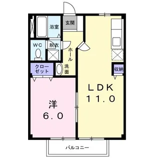 ドリームスクエア【1階】の間取り