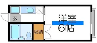 ホトコーポB-1【2階】の間取り