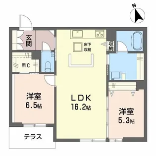 (新築)フィリア刈谷【1階】の間取り