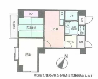 丸正鹿沼台マンション【4階】の間取り