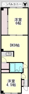 マンションシルビア【3階】の間取り