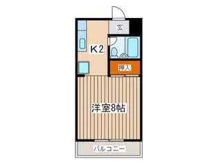 第一伊勢宮ハイム【1階】の間取り