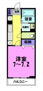 カレント II【2階】の間取り