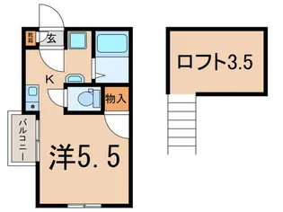 ドルフィン神之木町III【1階】の間取り