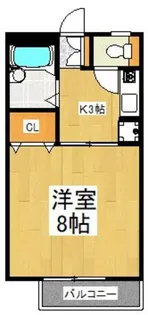 カレッタS【2階】の間取り
