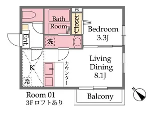 Best stage大間4丁目I【3階】の間取り