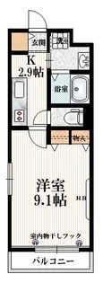 Afton Side Suite【3階】の間取り