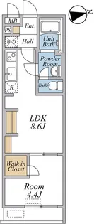 (仮称)リブリ・板橋区中台【2階】の間取り
