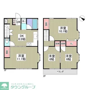 アメニティワン【1階】の間取り