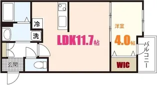 ル・シエル・ブルー【3階】の間取り