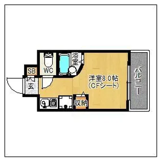 サヴォイ ル・プルミエ パリエ【13階】の間取り
