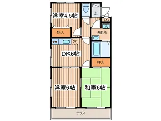 ウエストマロン1【3階】の間取り