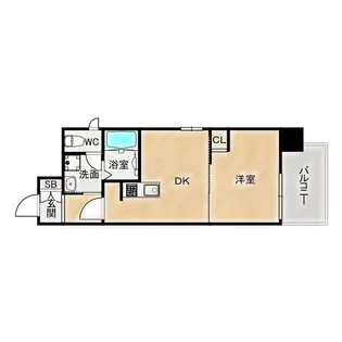 GARDENIA鶴見【5階】の間取り
