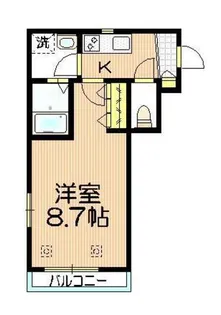 エスポワール王子【3階】の間取り