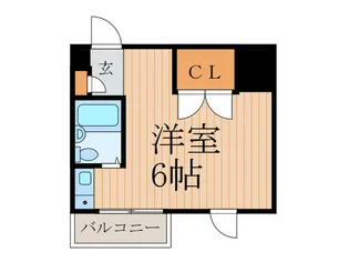 パ-ルヴィラKS【1階】の間取り
