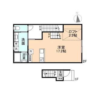 ル・アンジュ長江 B棟【1階】の間取り