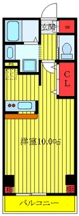 ルポ・パティオ【1階】の間取り
