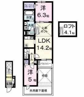 アニマルベース・MITAKA【2階】の間取り