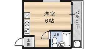第二玉田マンション【4階】の間取り