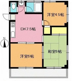 パールハイツ【2階】の間取り