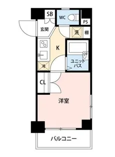 スパシエルクス目黒【7階】の間取り