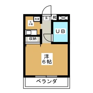 ベルード市川【3階】の間取り