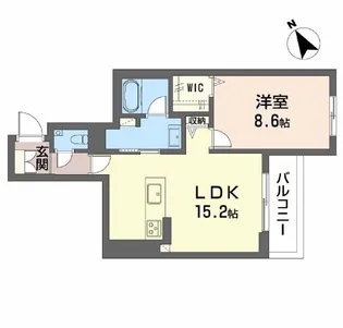 クレールコート安城【3階】の間取り