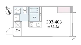 the trias121【2階】の間取り