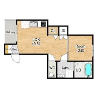 F maison ruelle【1階】の間取り