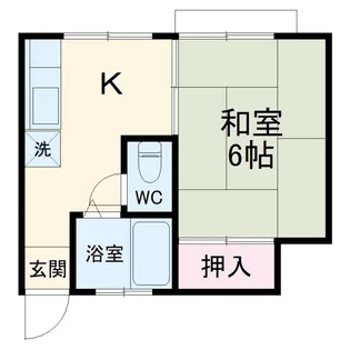 コーポ池田【2階】の間取り