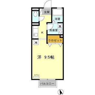 モントレ【2階】の間取り