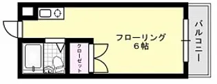 コーポアルベール【2階】の間取り