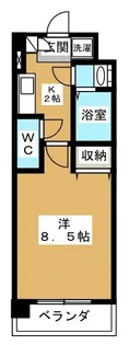 サンシティ烏丸高辻【6階】の間取り